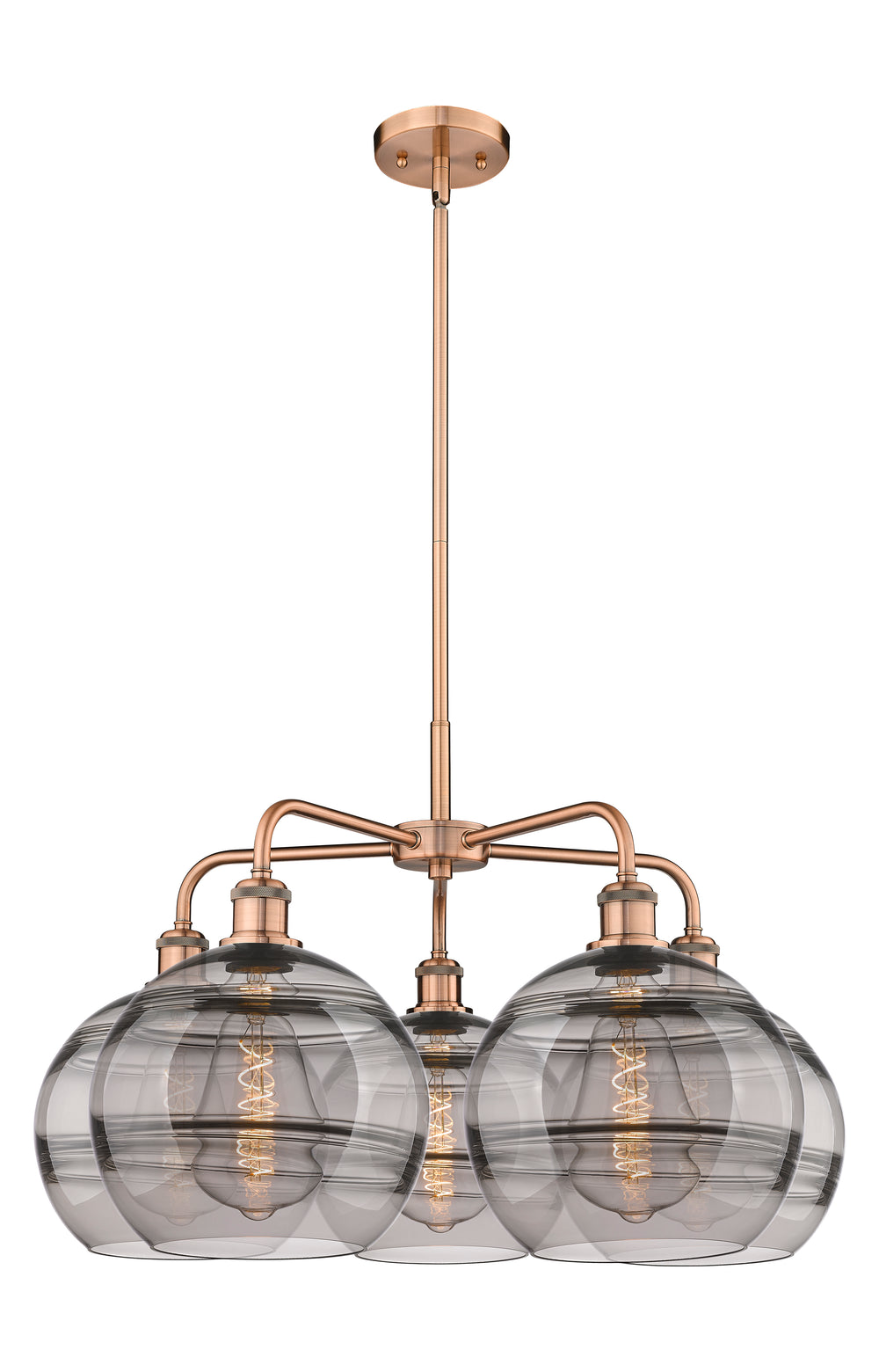 Innovations Lighting Rochester 10" Chandelier - Antique Copper