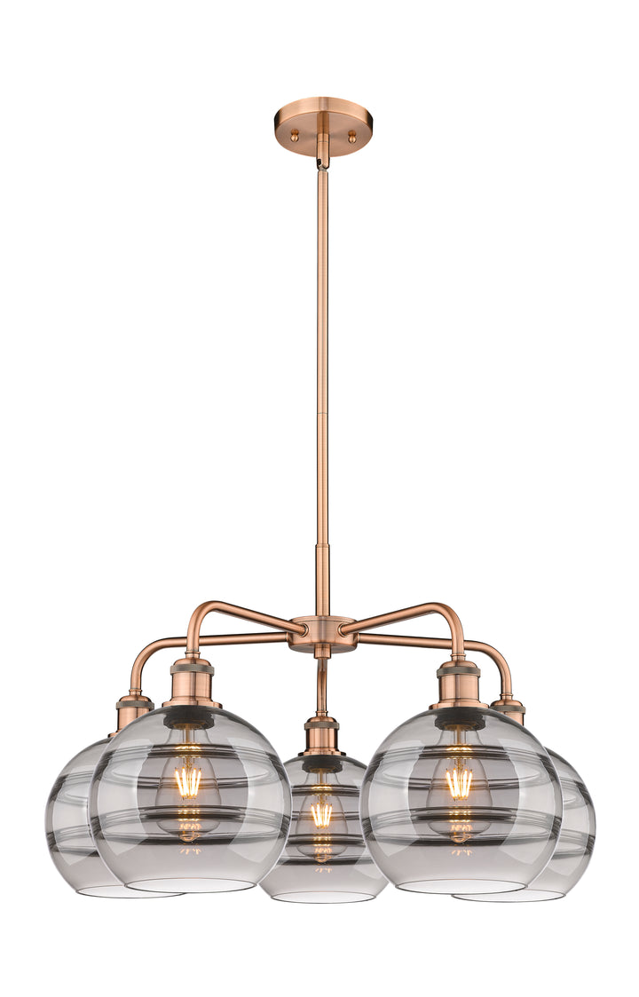 Innovations Lighting Rochester 8" Chandelier - Antique Copper