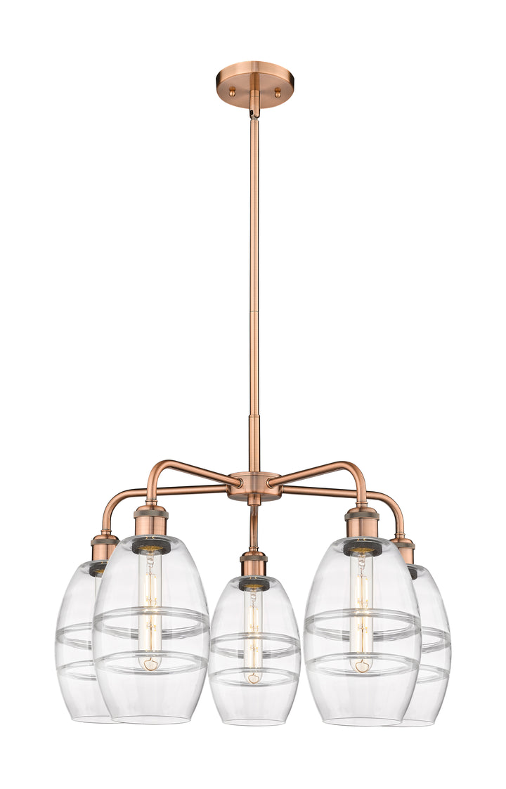 Innovations Lighting Vaz 6" Chandelier - Antique Copper