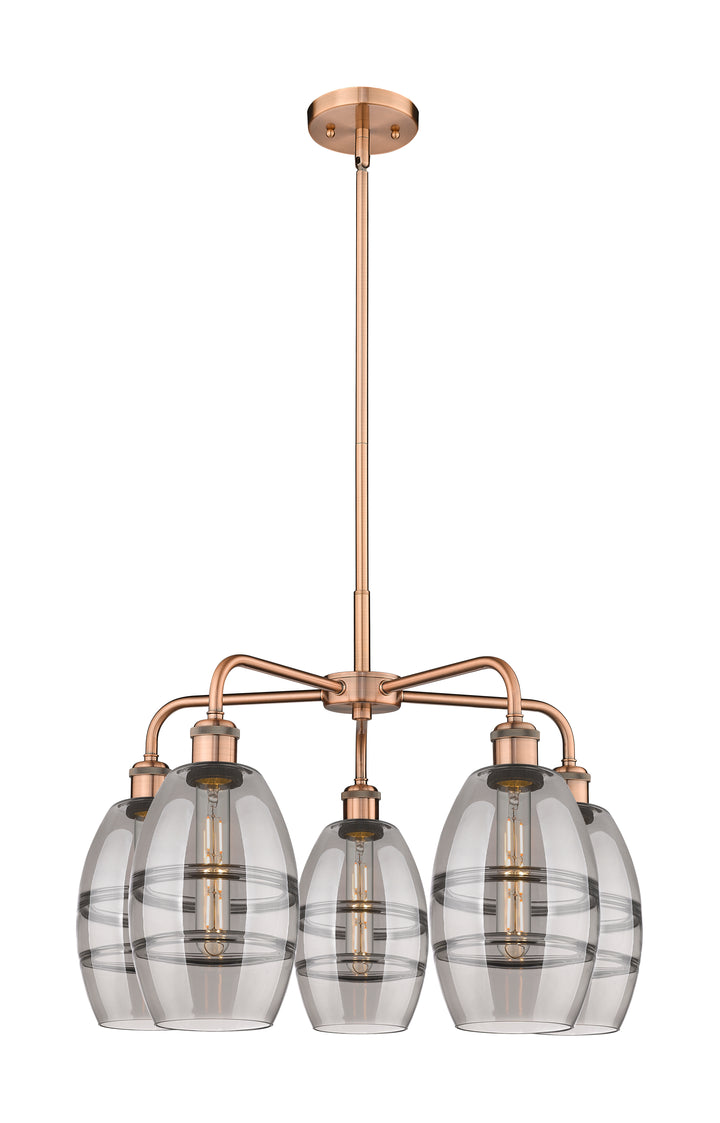 Innovations Lighting Vaz 6" Chandelier - Antique Copper