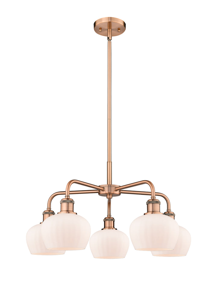 Innovations Lighting Fenton 6.5" Chandelier - Antique Copper