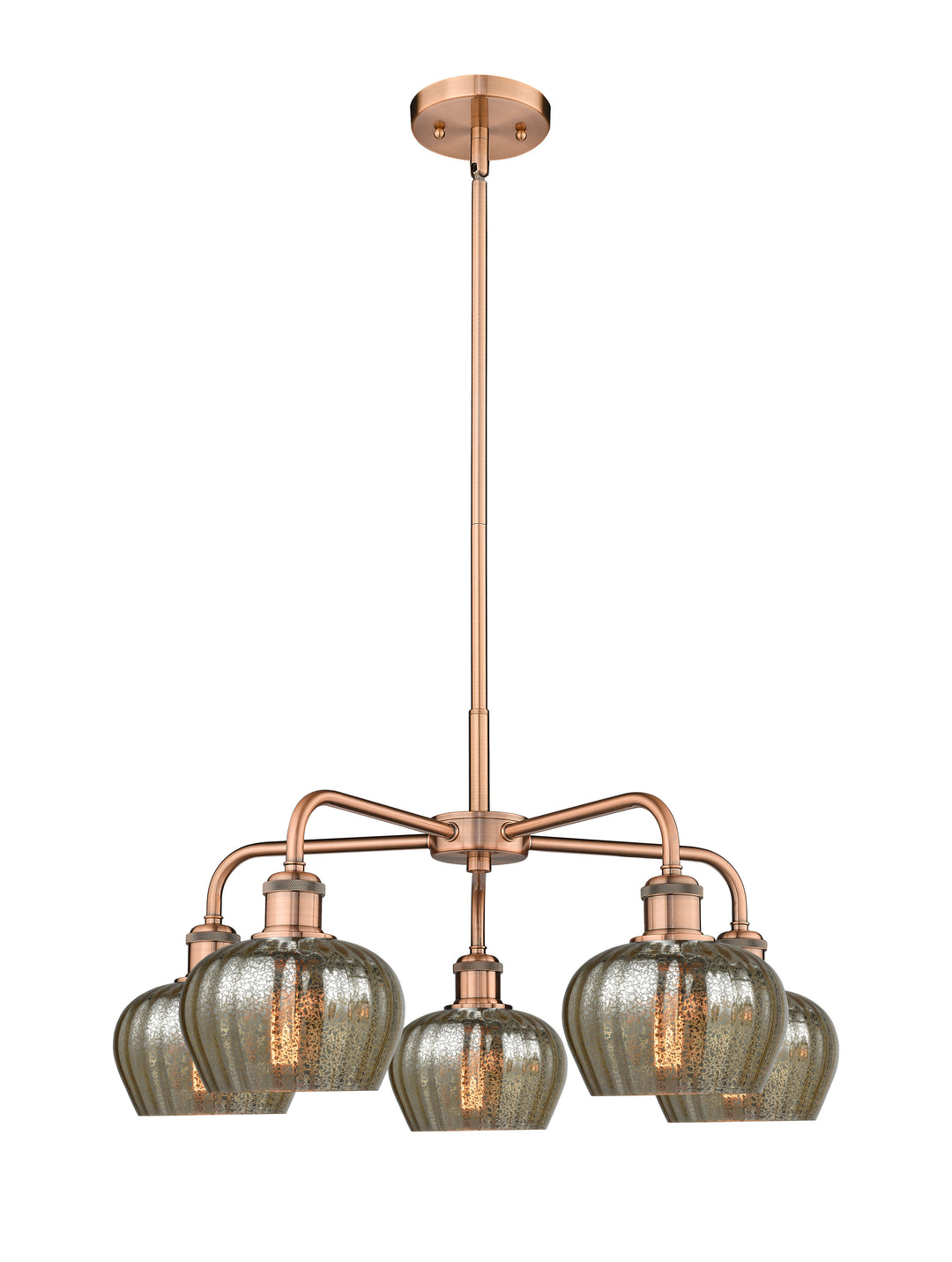 Innovations Lighting Fenton 6.5" Chandelier - Antique Copper