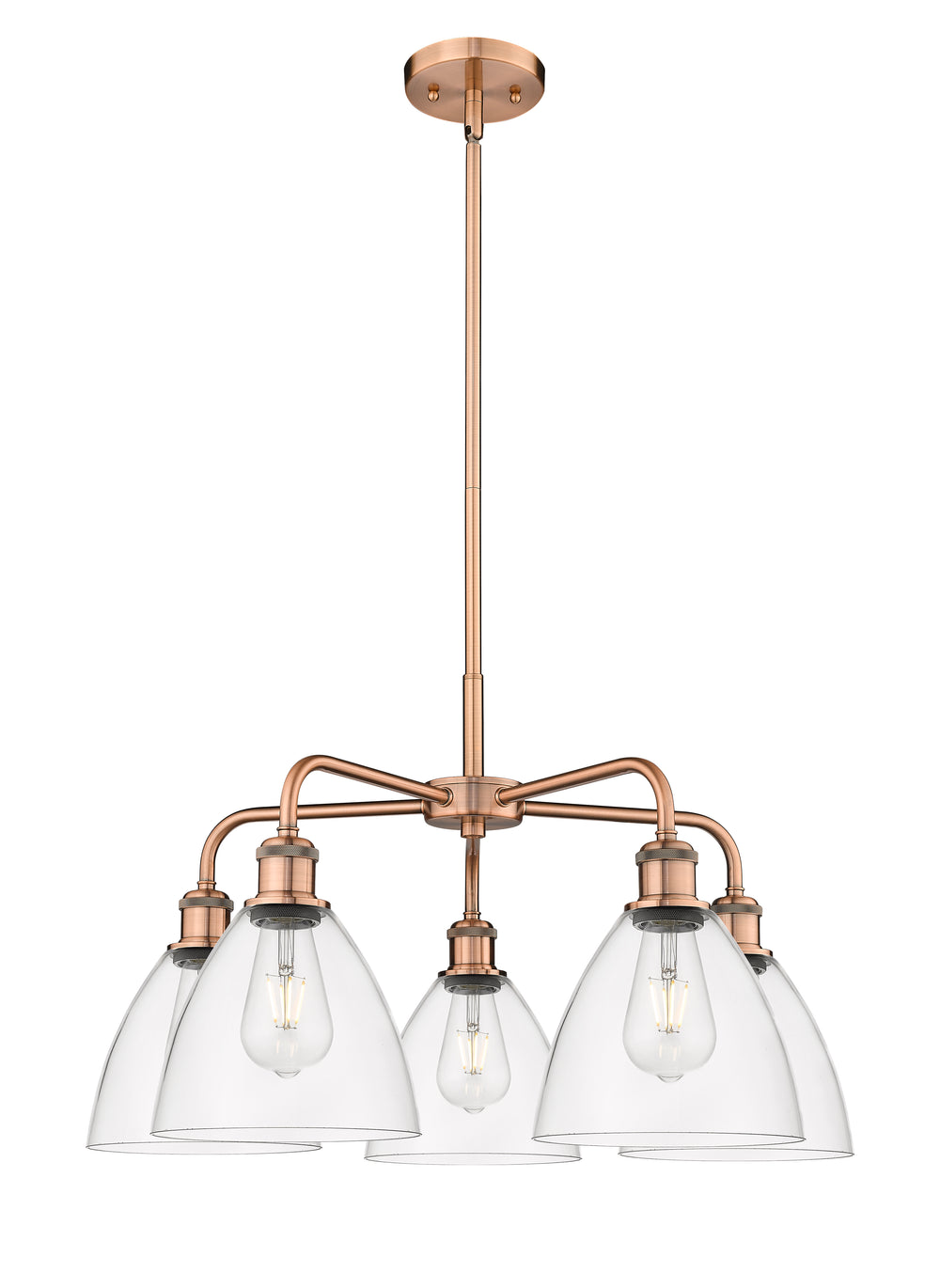 Innovations Lighting Bristol 7.5" Chandelier - Antique Copper