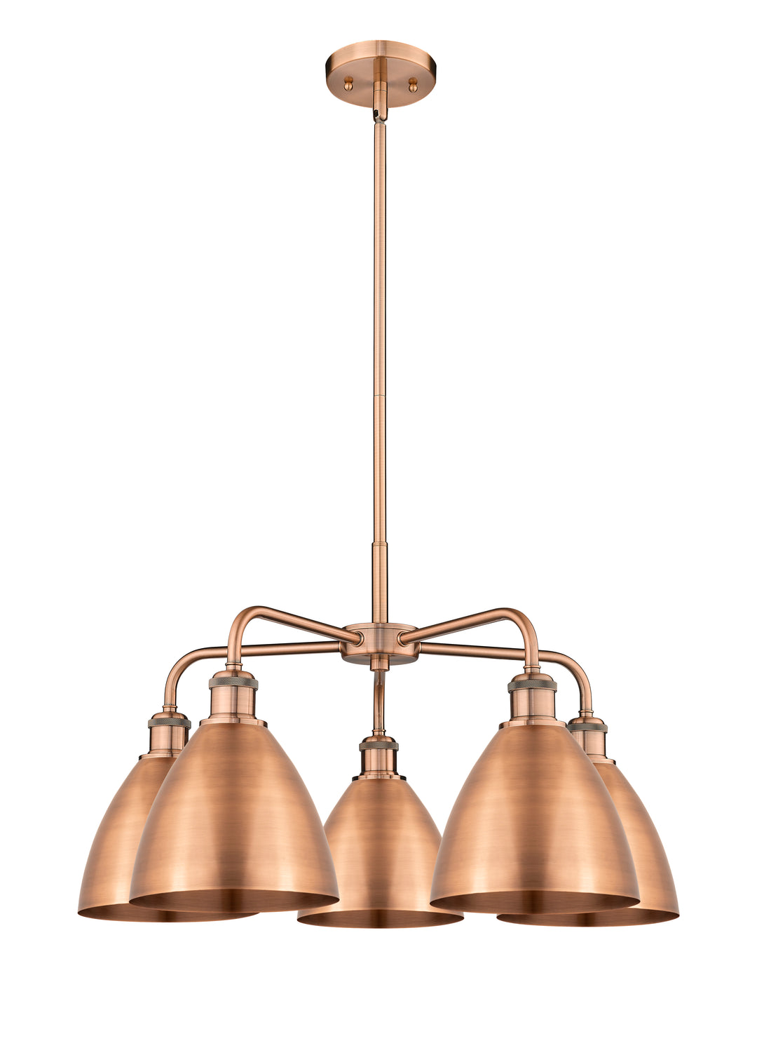 Innovations Lighting Bristol 7.5" Chandelier - Antique Copper Chandeliers Innovations Lighting Default Title  