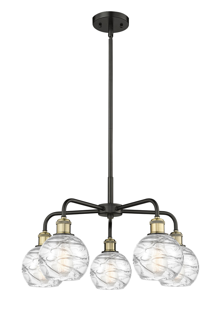 Innovations Lighting Athens Deco Swirl 6" Chandelier