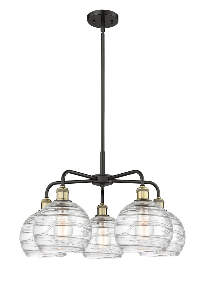 Innovations Lighting Athens Deco Swirl 8" Chandelier