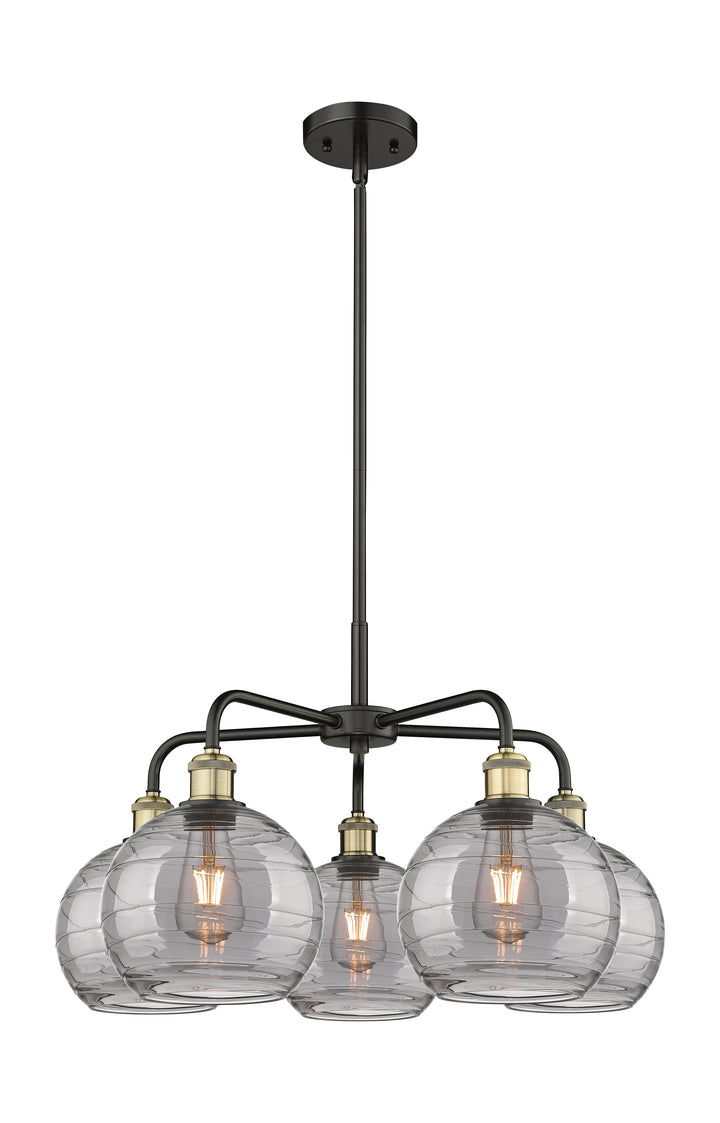 Innovations Lighting Athens Deco Swirl 8" Chandelier