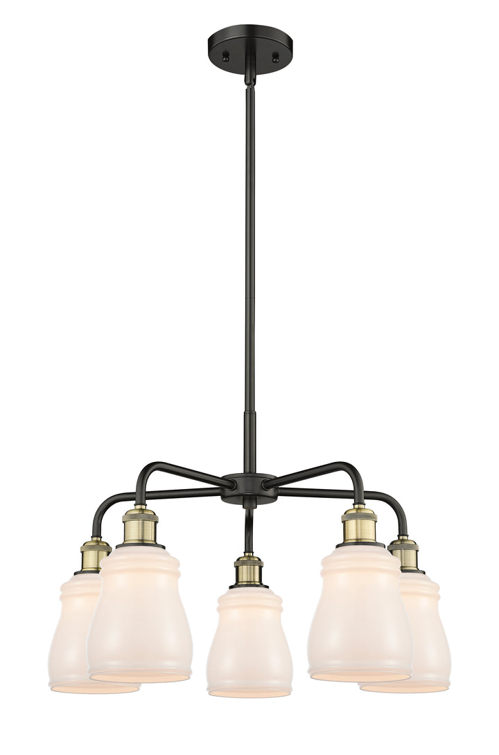 Innovations Lighting Ellery 5" Chandelier - Black Antique Brass