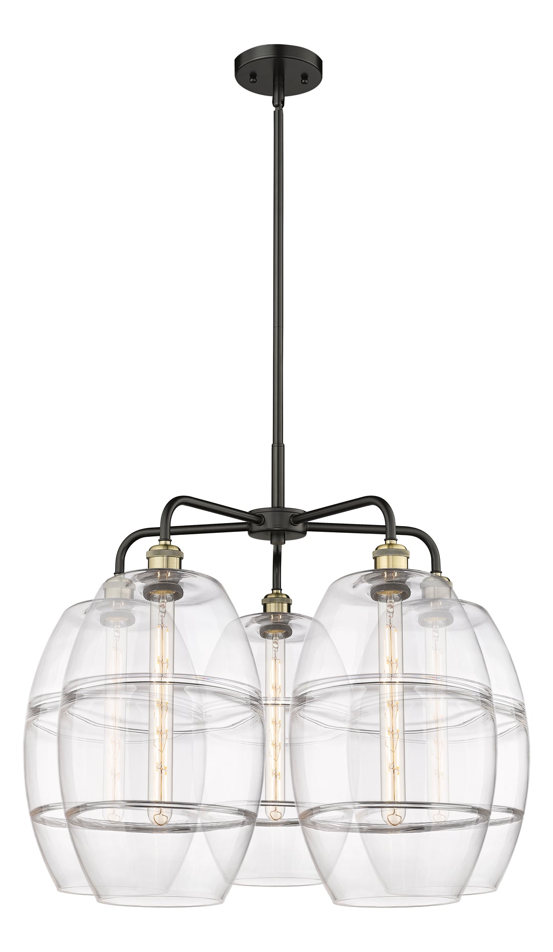 Innovations Lighting Vaz 10" Chandelier - Black Antique Brass