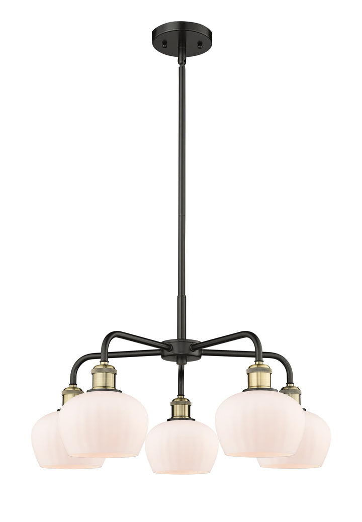 Innovations Lighting Fenton 6.5" Chandelier - Black Antique Brass