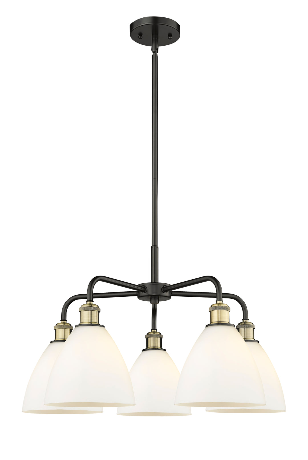 Innovations Lighting Bristol 7.5" Chandelier - Black Antique Brass