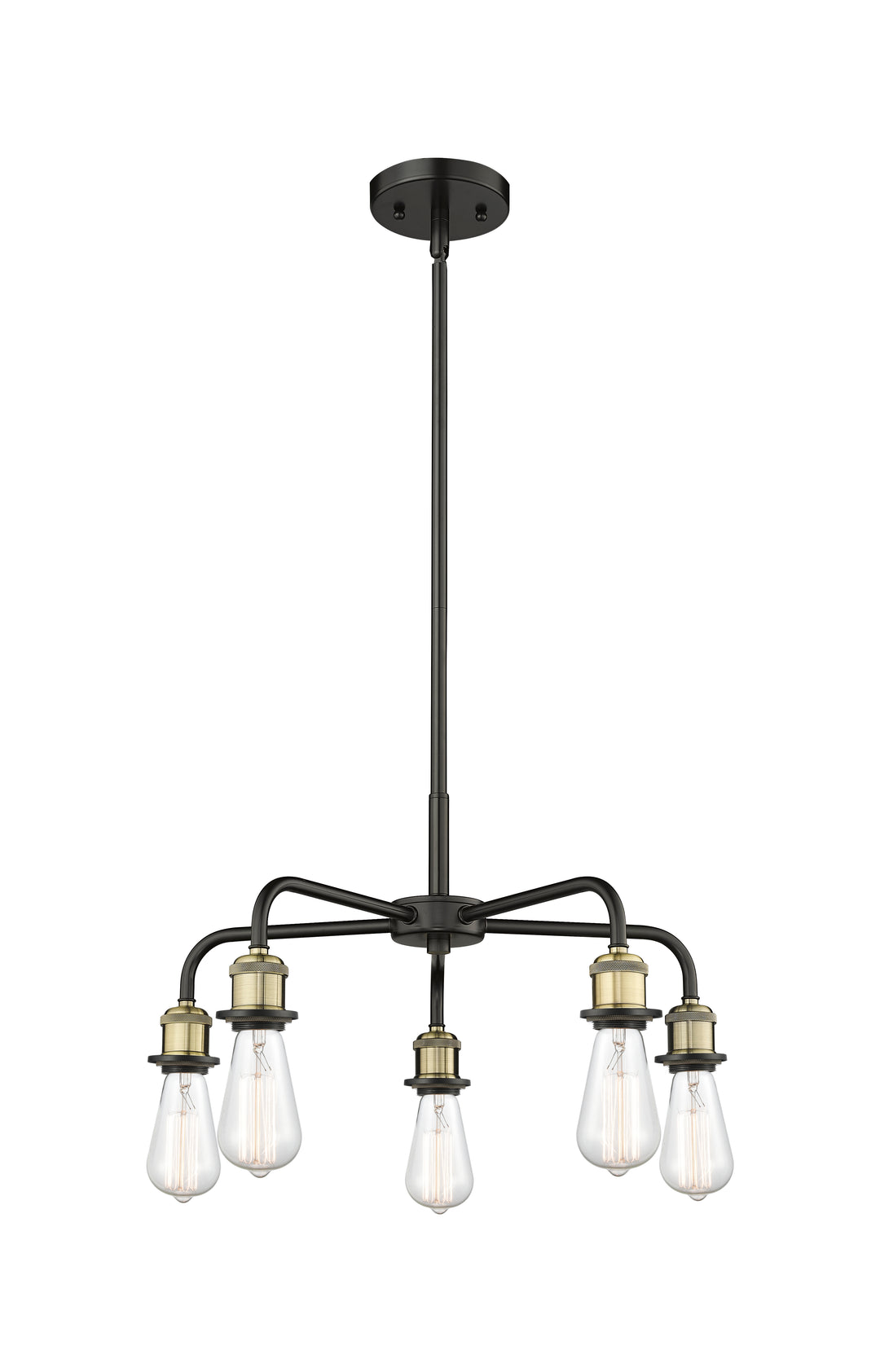 Innovations Lighting Ballston Chandelier Chandeliers Innovations Lighting Black Antique Brass  