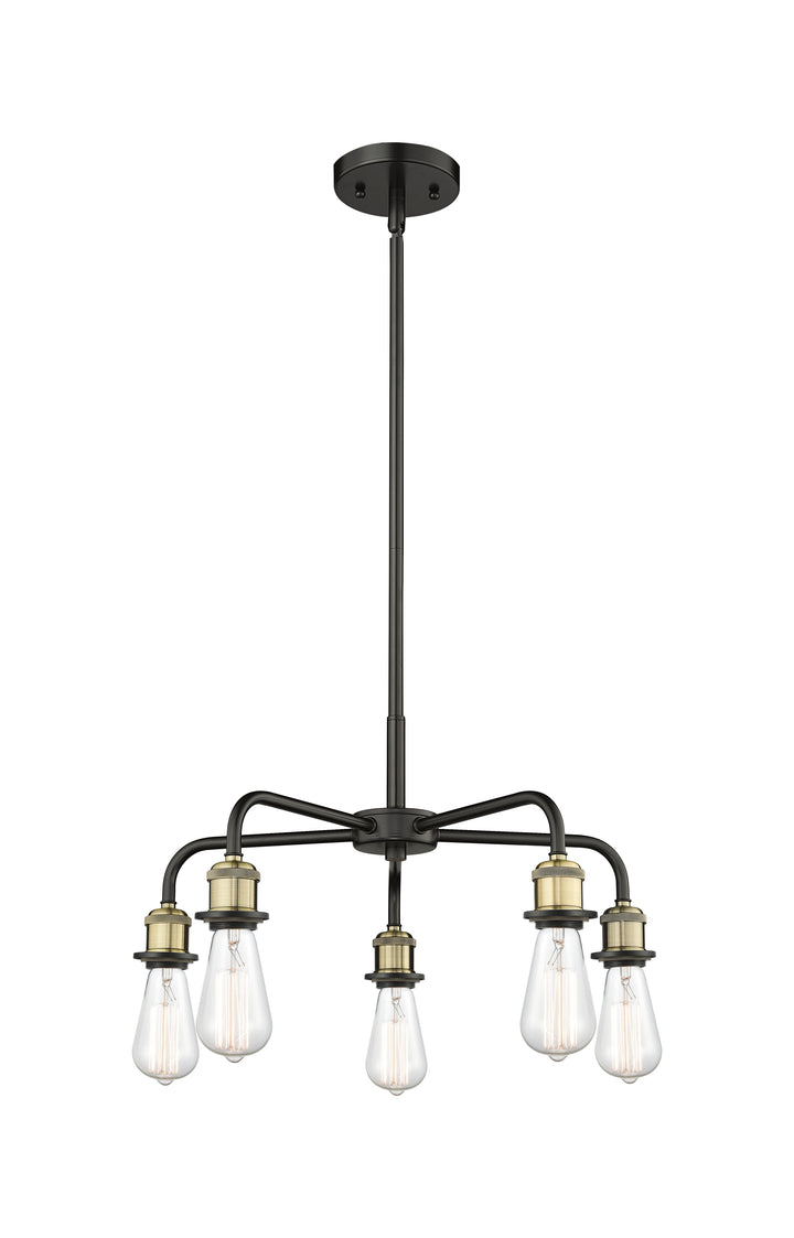 Innovations Lighting Ballston Chandelier Chandeliers Innovations Lighting Black Antique Brass  