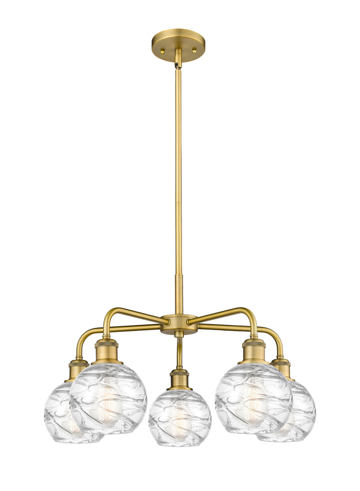 Innovations Lighting Athens Deco Swirl 6" Chandelier