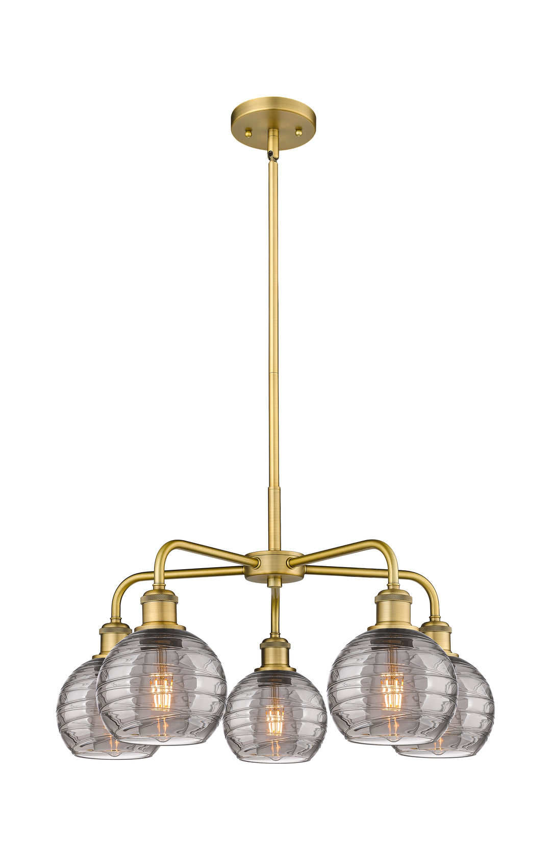 Innovations Lighting Athens Deco Swirl 6" Chandelier