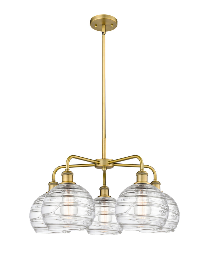 Innovations Lighting Athens Deco Swirl 8" Chandelier