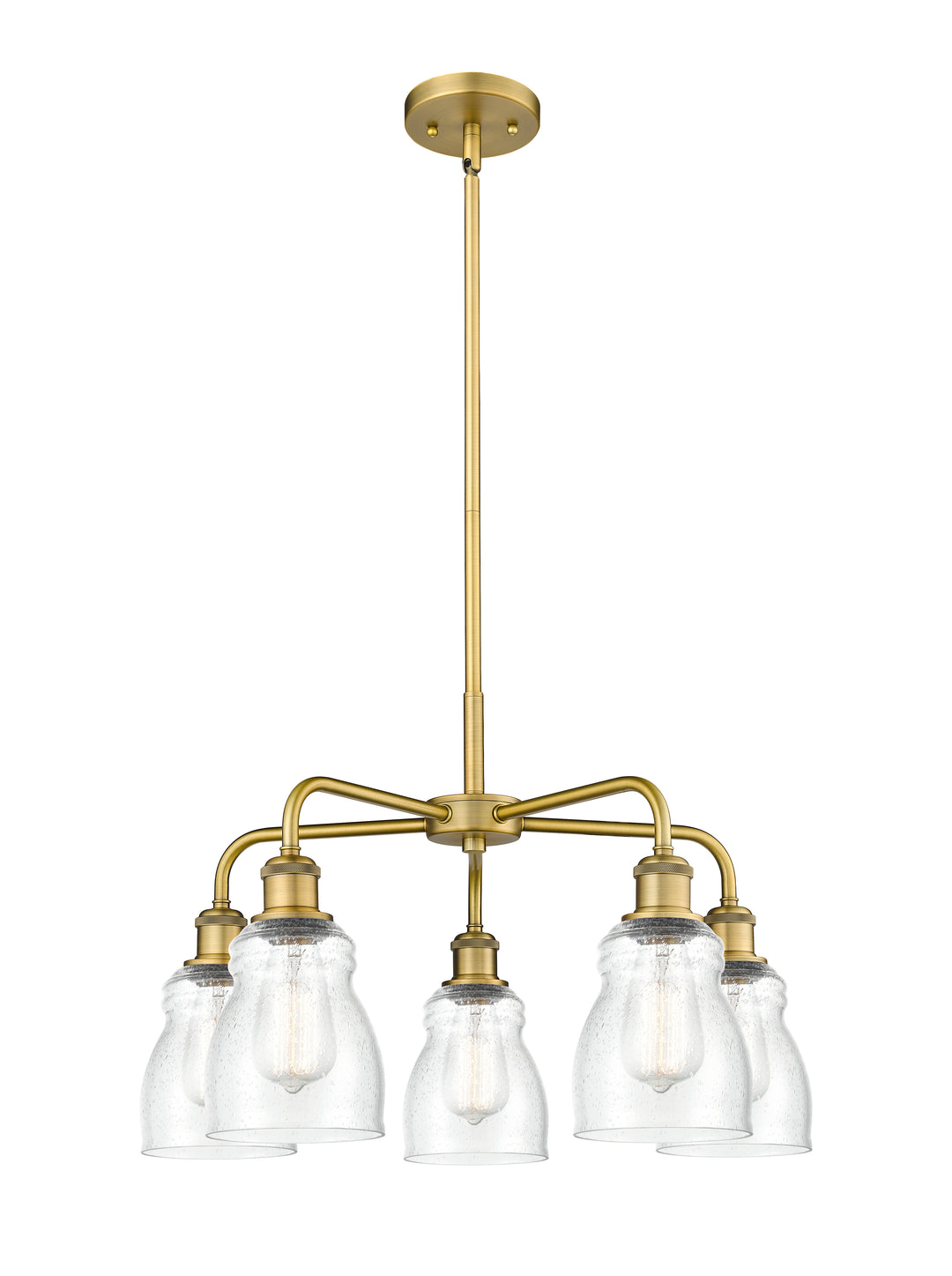 Innovations Lighting Ellery 5" Chandelier - Brushed Brass