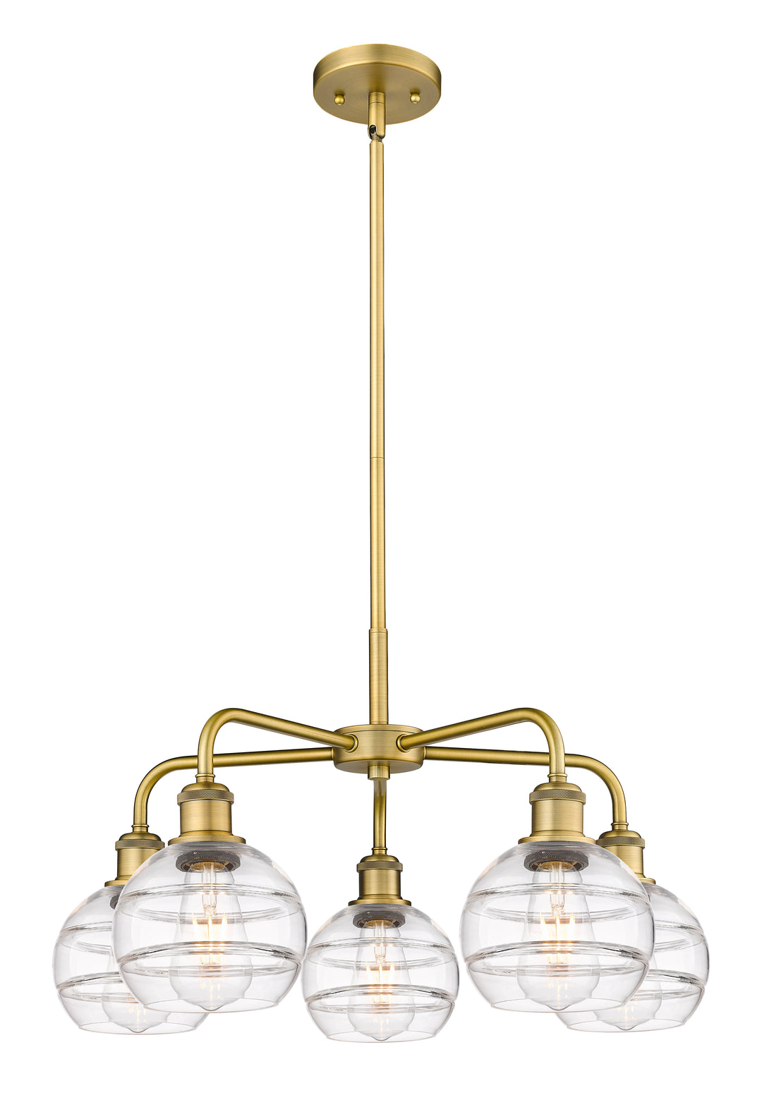 Innovations Lighting Rochester 6" Chandelier - Brushed Brass