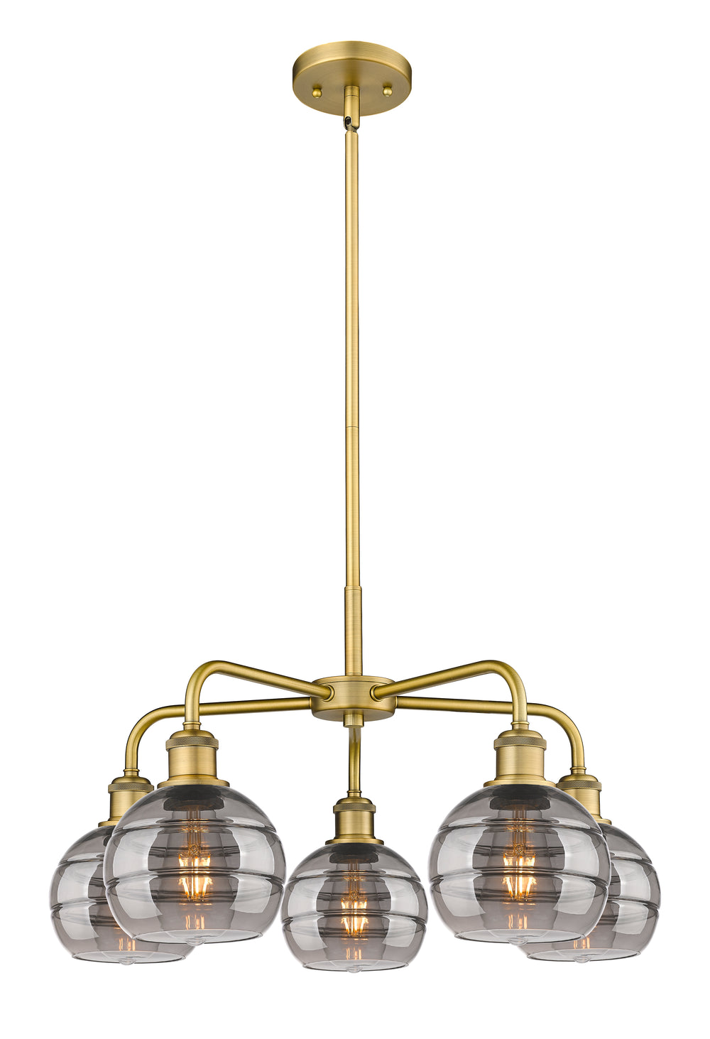 Innovations Lighting Rochester 6" Chandelier - Brushed Brass