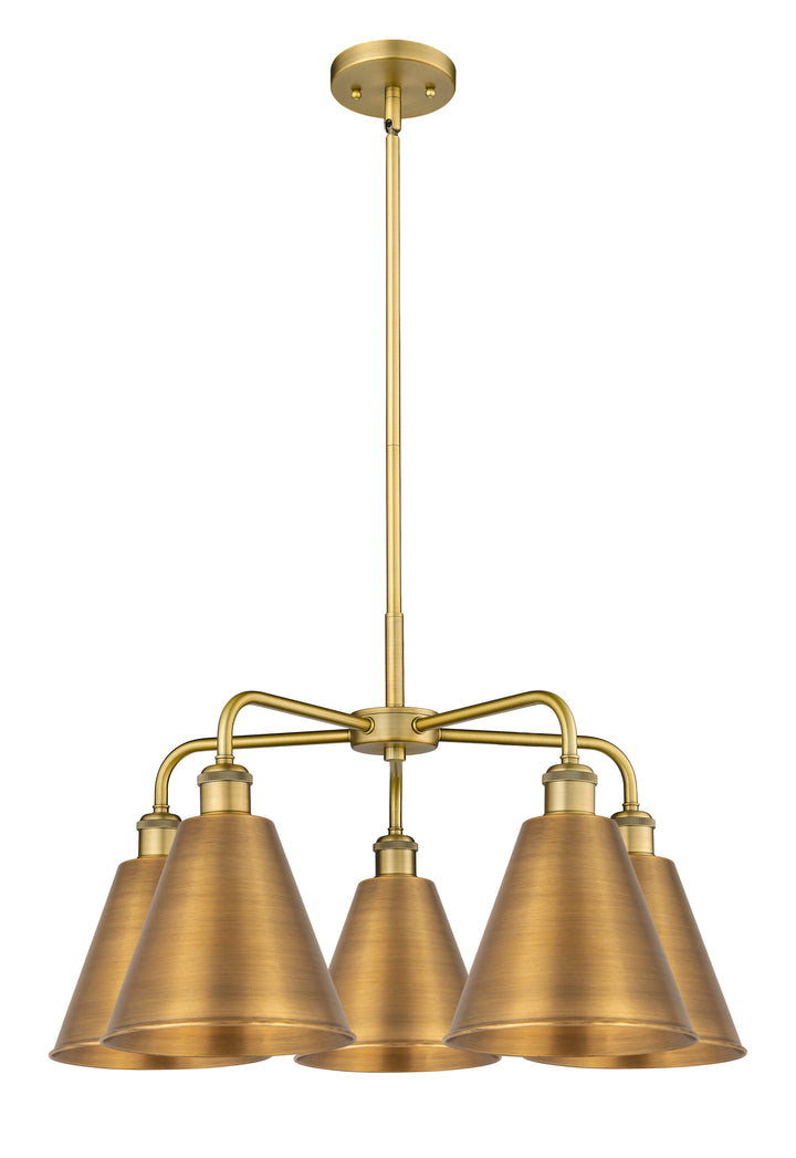 Innovations Lighting Berkshire Metal 8" Chandelier Chandeliers Innovations Lighting Brushed Brass  