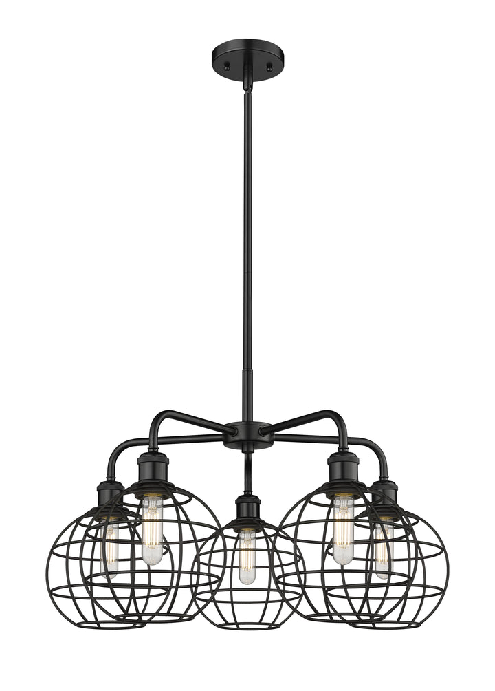 Innovations Lighting Lake Placid 8" Chandelier Chandeliers Innovations Lighting Matte Black  