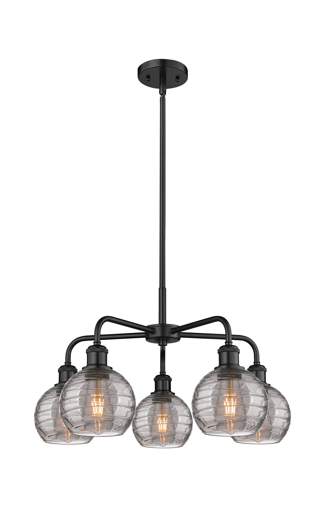 Innovations Lighting Athens Deco Swirl 6" Chandelier