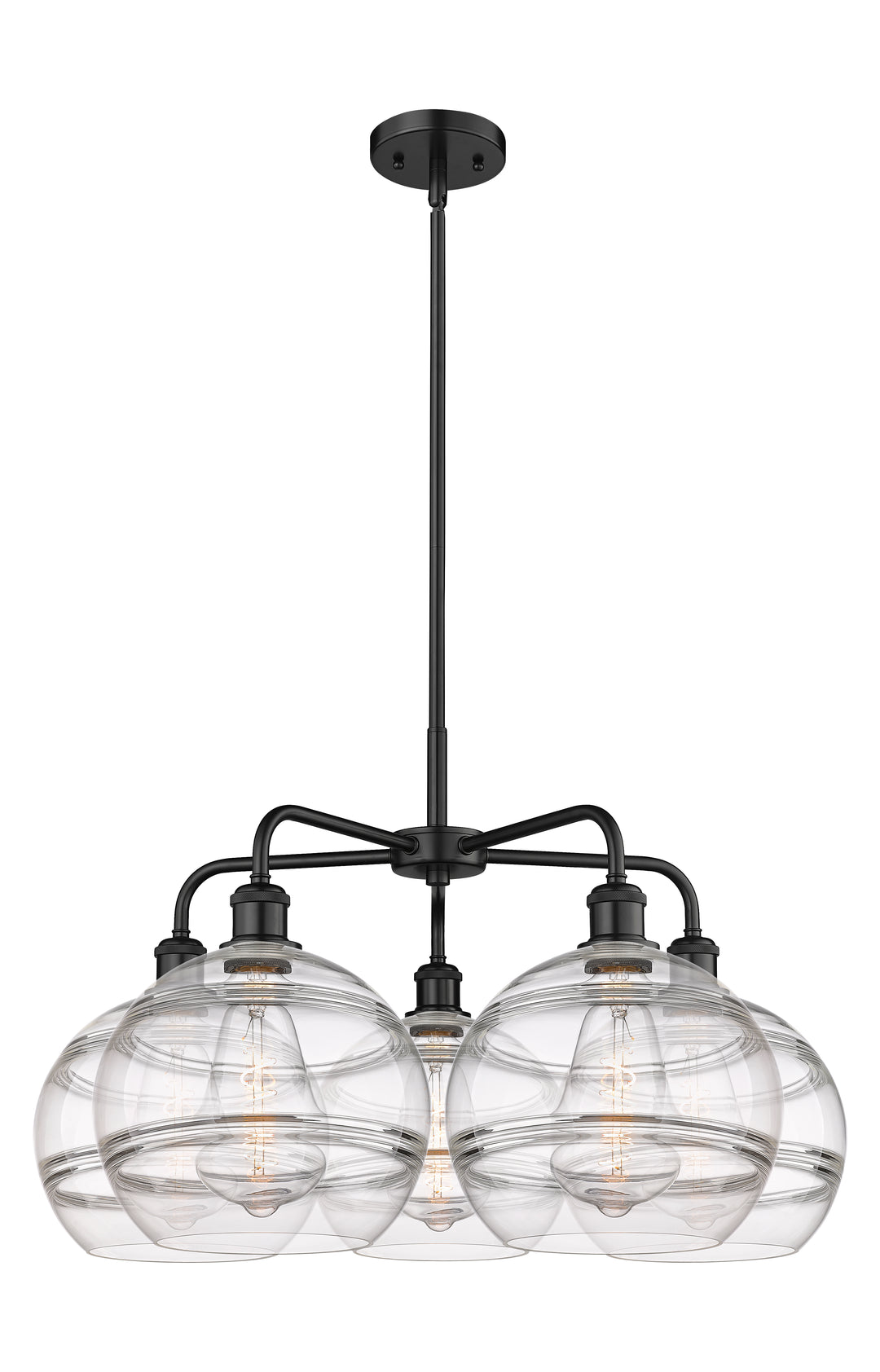 Innovations Lighting Rochester 10" Chandelier - Matte Black