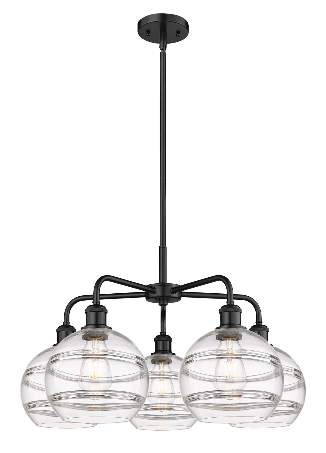 Innovations Lighting Rochester 8" Chandelier - Matte Black