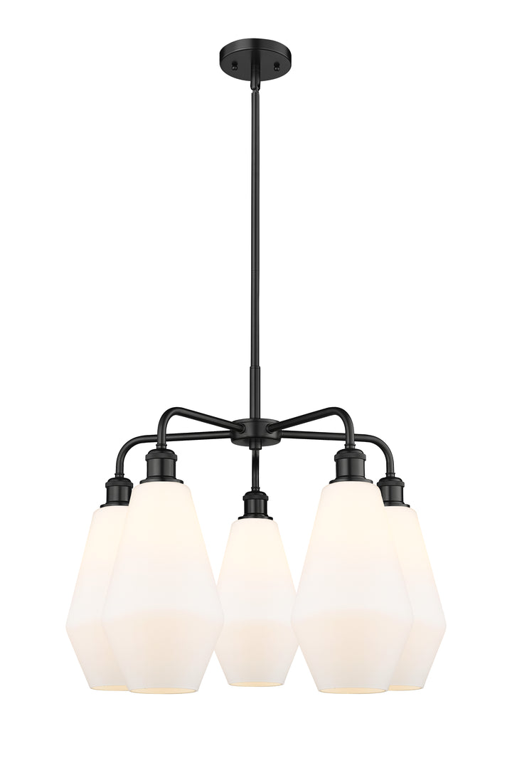 Innovations Lighting Cindyrella 7" Chandelier - Matte Black Chandeliers Innovations Lighting Cased Matte White ; Glass Type: White  