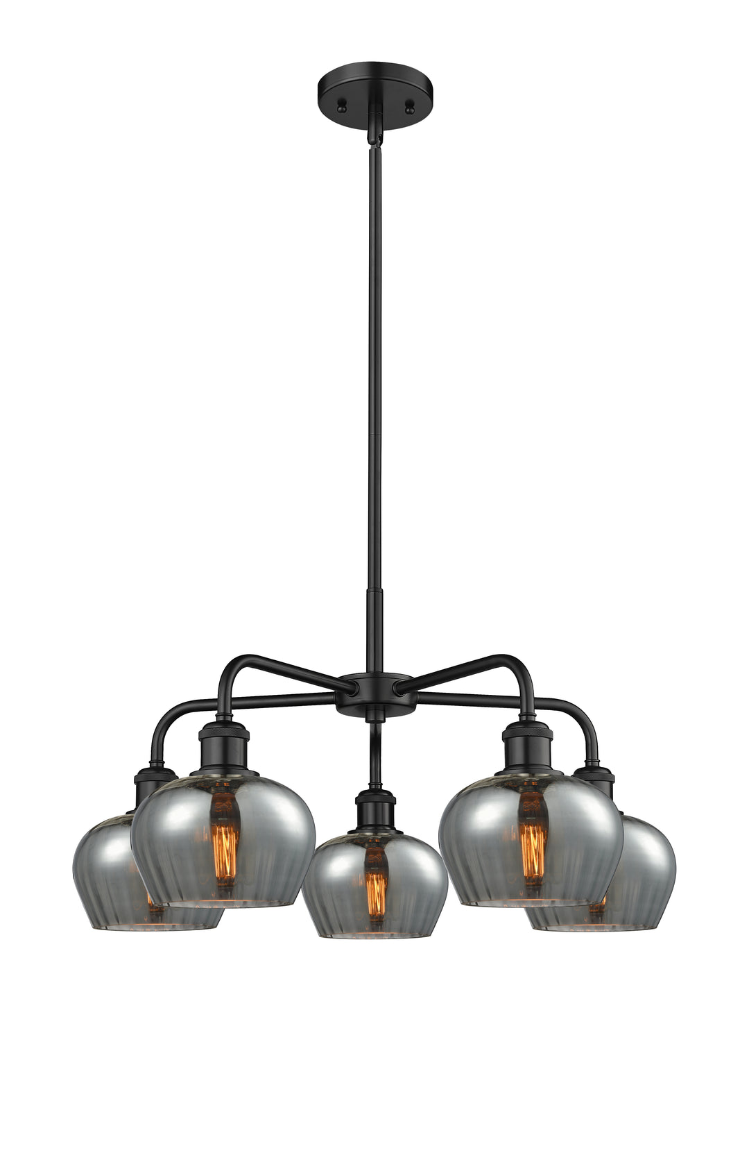 Innovations Lighting Fenton 6.5" Chandelier - Matte Black