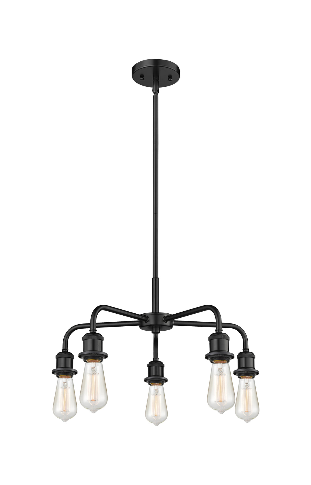 Innovations Lighting Ballston Chandelier Chandeliers Innovations Lighting Matte Black  