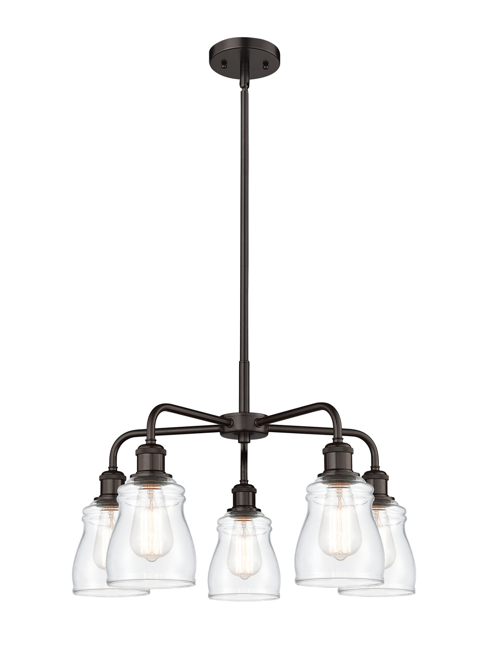 Innovations Lighting Ellery 5" Chandelier - Oil Rubbed Bronze