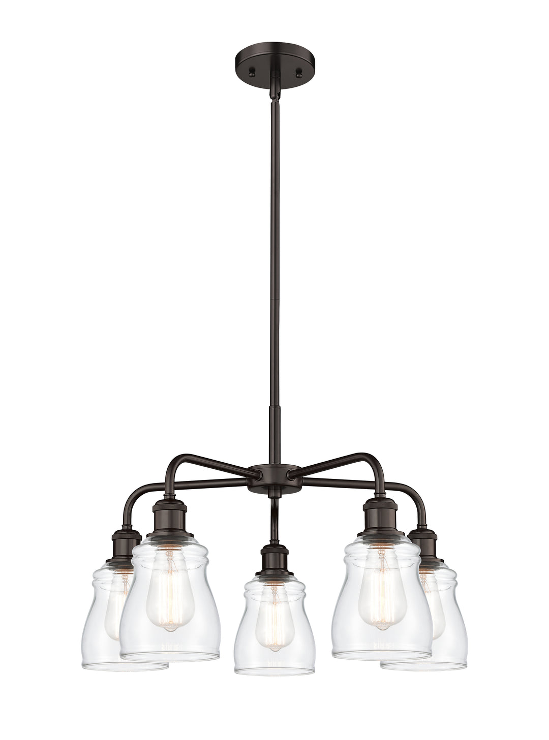 Innovations Lighting Ellery 5" Chandelier - Oil Rubbed Bronze