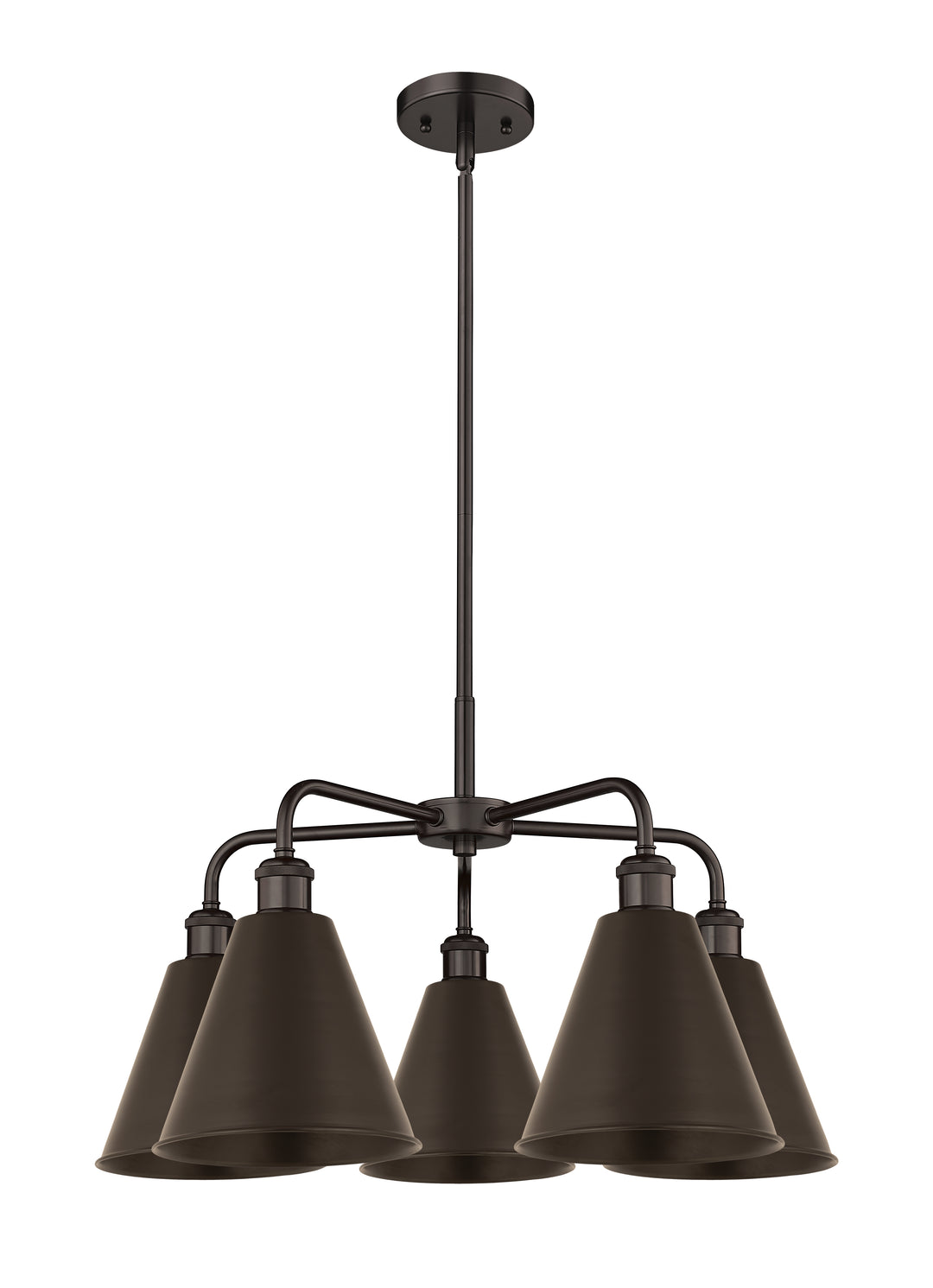 Innovations Lighting Berkshire Metal 8" Chandelier Chandeliers Innovations Lighting Oil Rubbed Bronze  