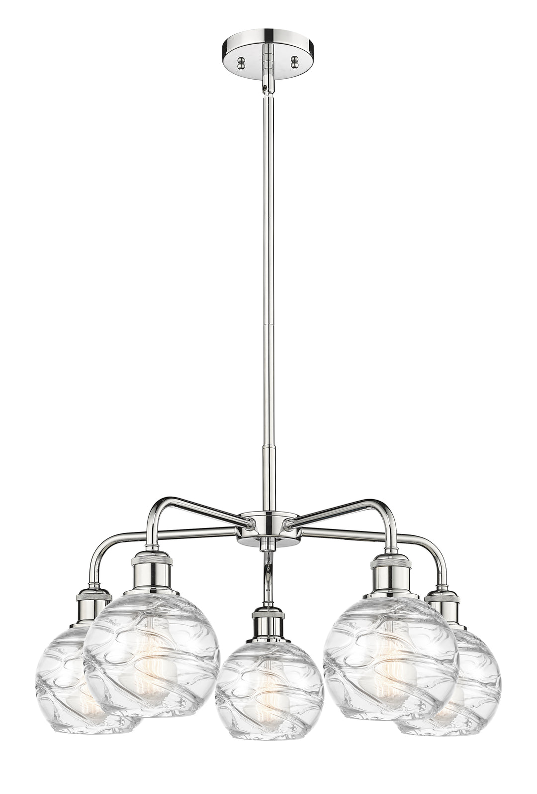 Innovations Lighting Athens Deco Swirl 6" Chandelier