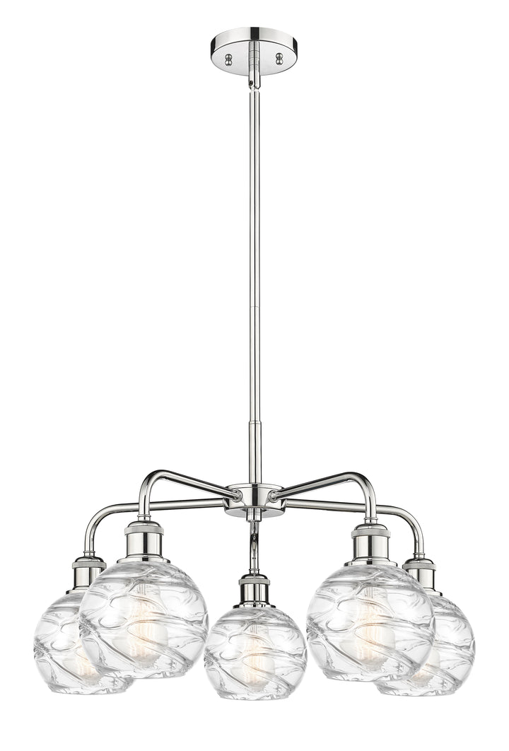 Innovations Lighting Athens Deco Swirl 6" Chandelier