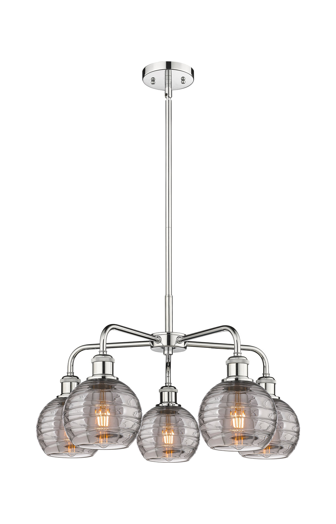 Innovations Lighting Athens Deco Swirl 6" Chandelier