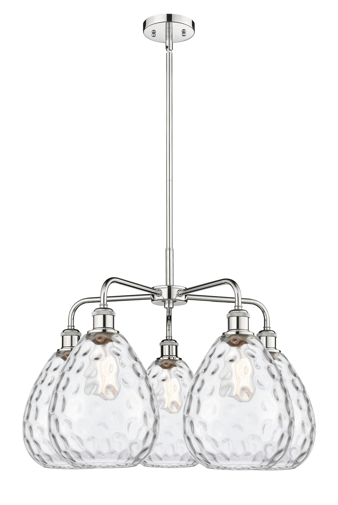 Innovations Lighting Waverly 8" Chandelier - Polished Chrome Chandeliers Innovations Lighting Clear ; Glass Type: Transparent  