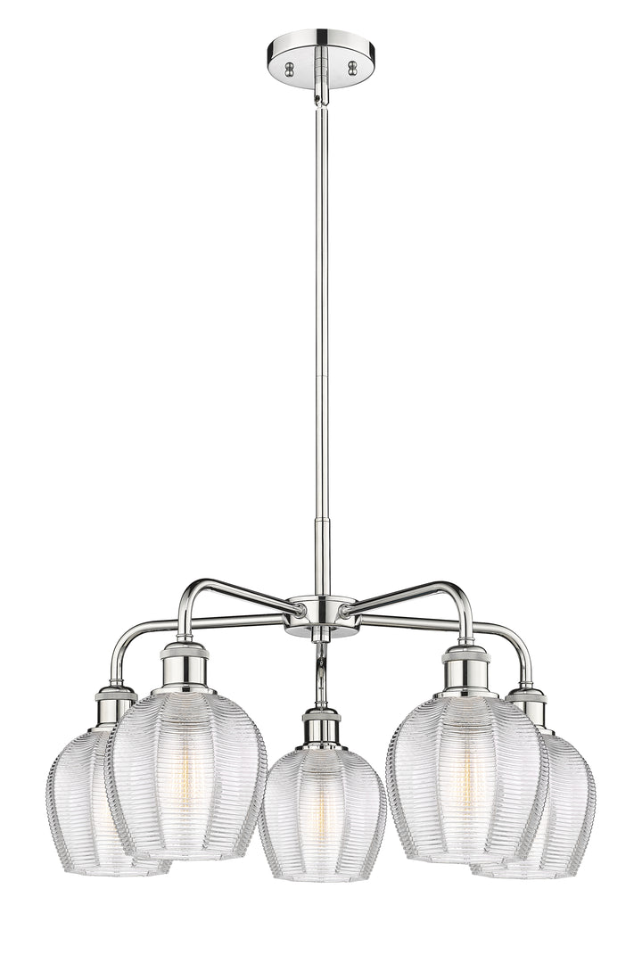 Innovations Lighting Norfolk 6" Chandelier - Polished Chrome Chandeliers Innovations Lighting Clear ; Glass Type: Clear  