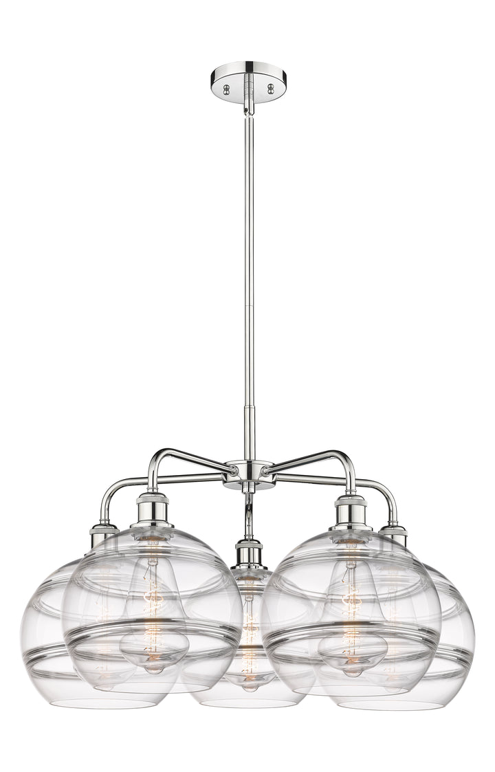 Innovations Lighting Rochester 10" Chandelier - Polished Chrome Chandeliers Innovations Lighting Clear ; Glass Type: Clear  