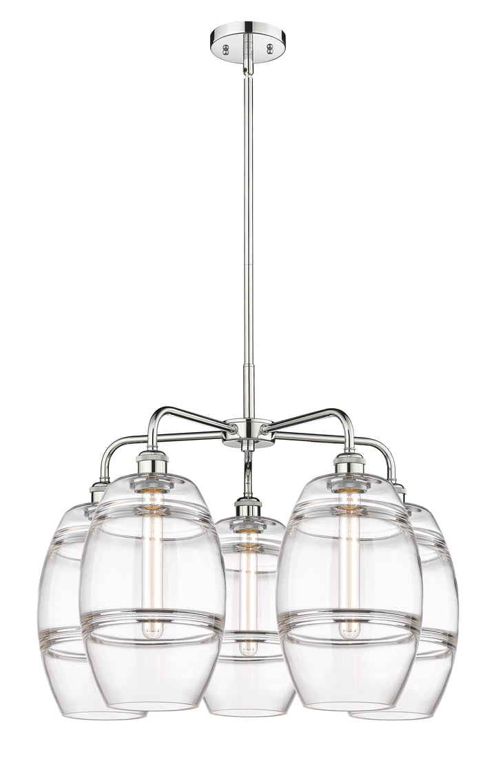 Innovations Lighting Vaz 8" Chandelier - Polished Chrome Chandeliers Innovations Lighting Clear ; Glass Type: Clear  