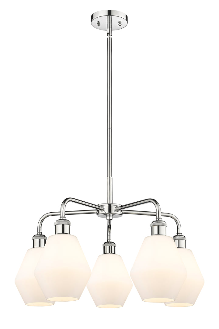 Innovations Lighting Cindyrella 6" Chandelier - Polished Chrome Chandeliers Innovations Lighting Cased Matte White ; Glass Type: White  