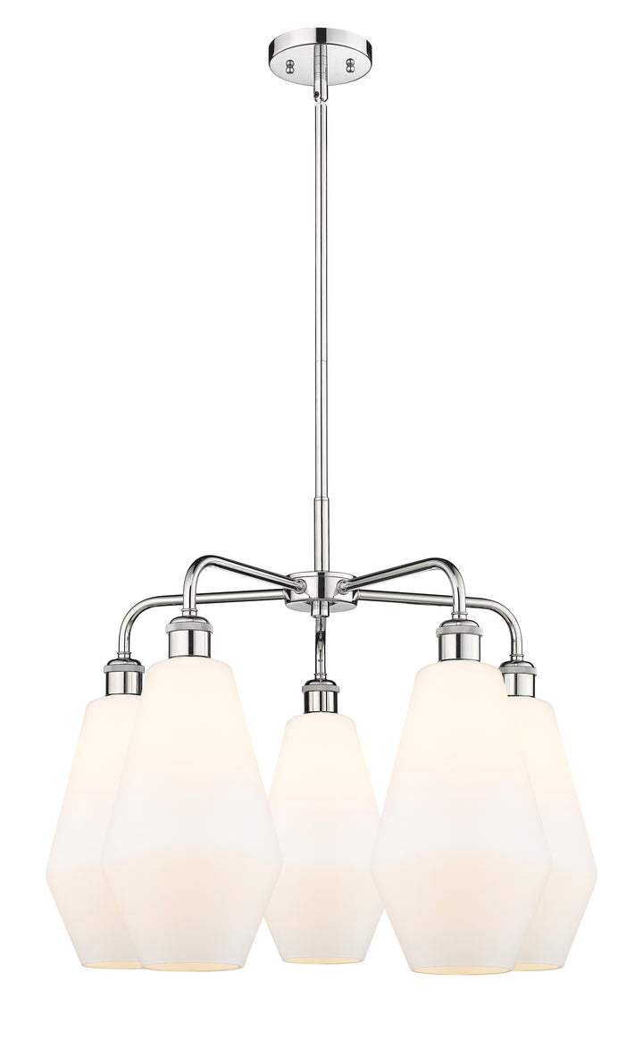 Innovations Lighting Cindyrella 7" Chandelier - Polished Chrome Chandeliers Innovations Lighting Cased Matte White ; Glass Type: White  