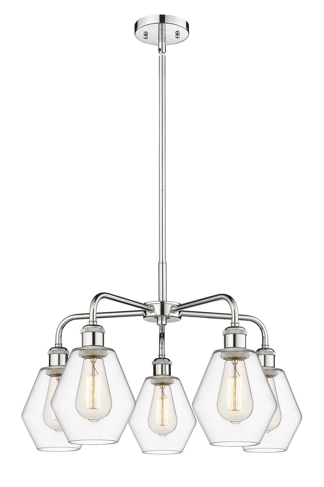 Innovations Lighting Cindyrella 6" Chandelier - Polished Chrome Chandeliers Innovations Lighting Clear ; Glass Type: Clear  