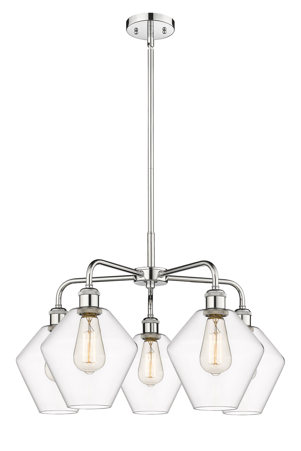 Innovations Lighting Cindyrella 8" Chandelier - Polished Chrome Chandeliers Innovations Lighting Clear ; Glass Type: Clear  