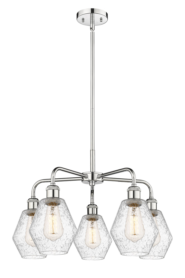 Innovations Lighting Cindyrella 6" Chandelier - Polished Chrome Chandeliers Innovations Lighting Seedy ; Glass Type: Seeded  