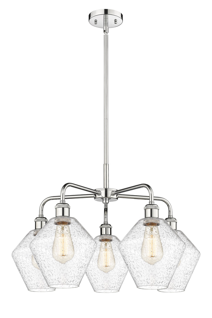 Innovations Lighting Cindyrella 8" Chandelier - Polished Chrome Chandeliers Innovations Lighting Seedy ; Glass Type: Seeded  