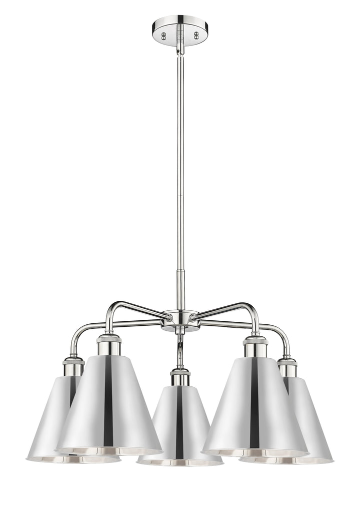 Innovations Lighting Berkshire Metal 8" Chandelier Chandeliers Innovations Lighting Polished Chrome  