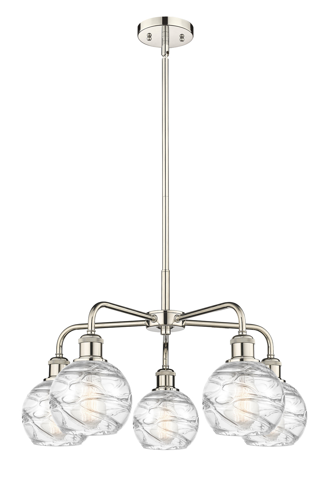 Innovations Lighting Athens Deco Swirl 6" Chandelier