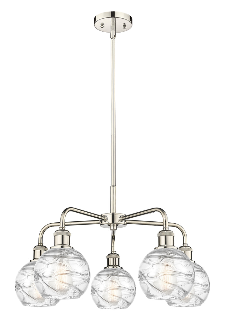 Innovations Lighting Athens Deco Swirl 6" Chandelier